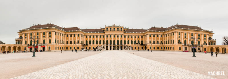 Panorámica del Palacio de Schönbrunn